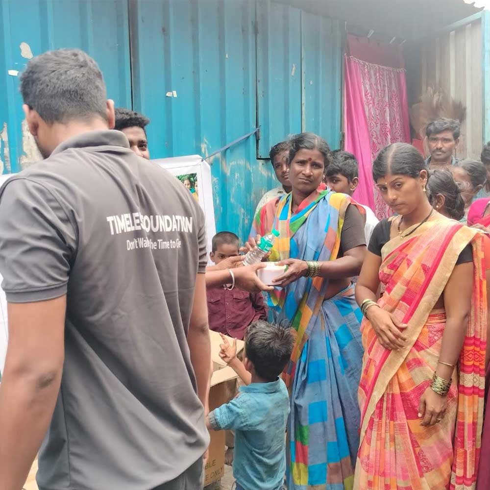 Food distribution drive - Timeless Foundation