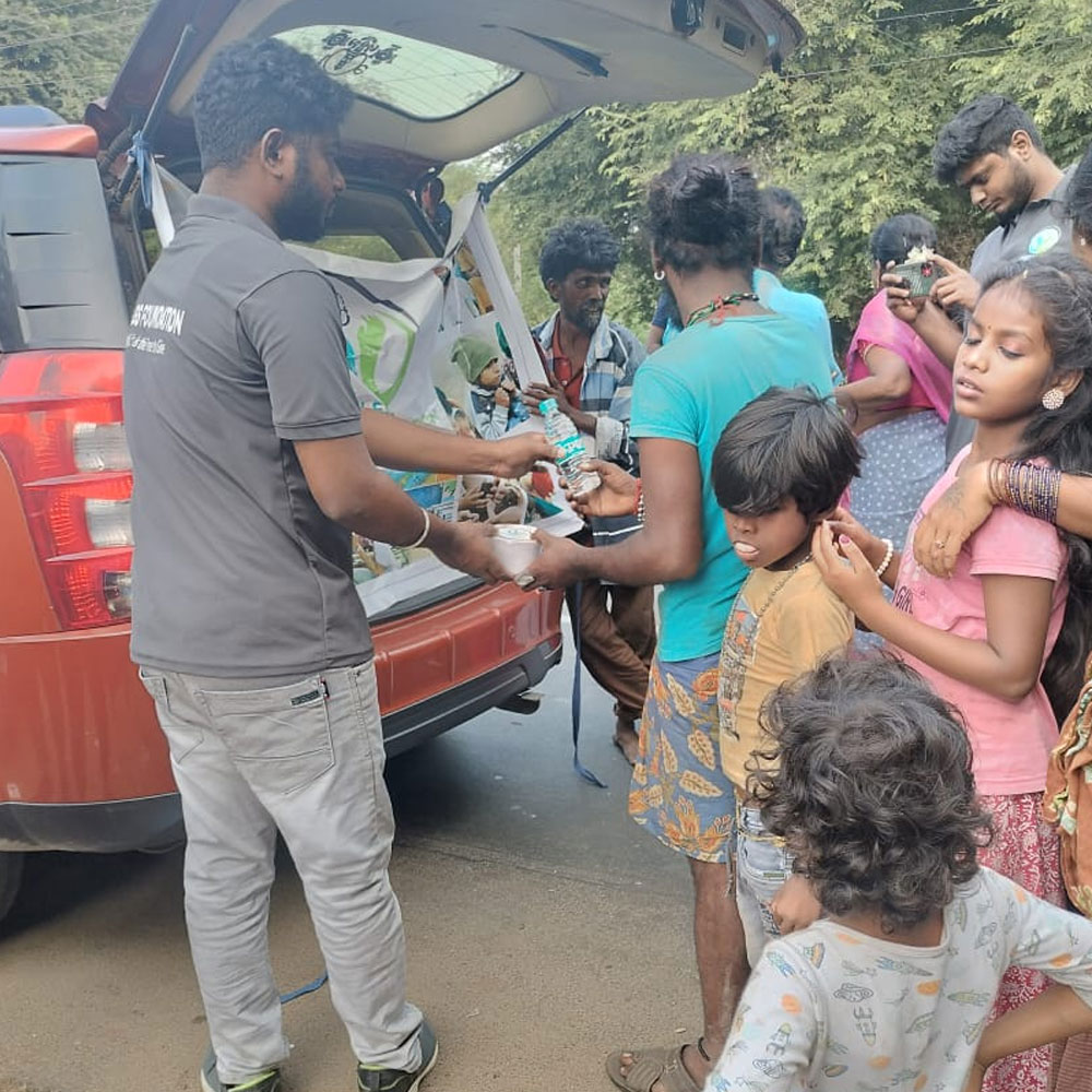 Food distribution drive - Timeless Foundation